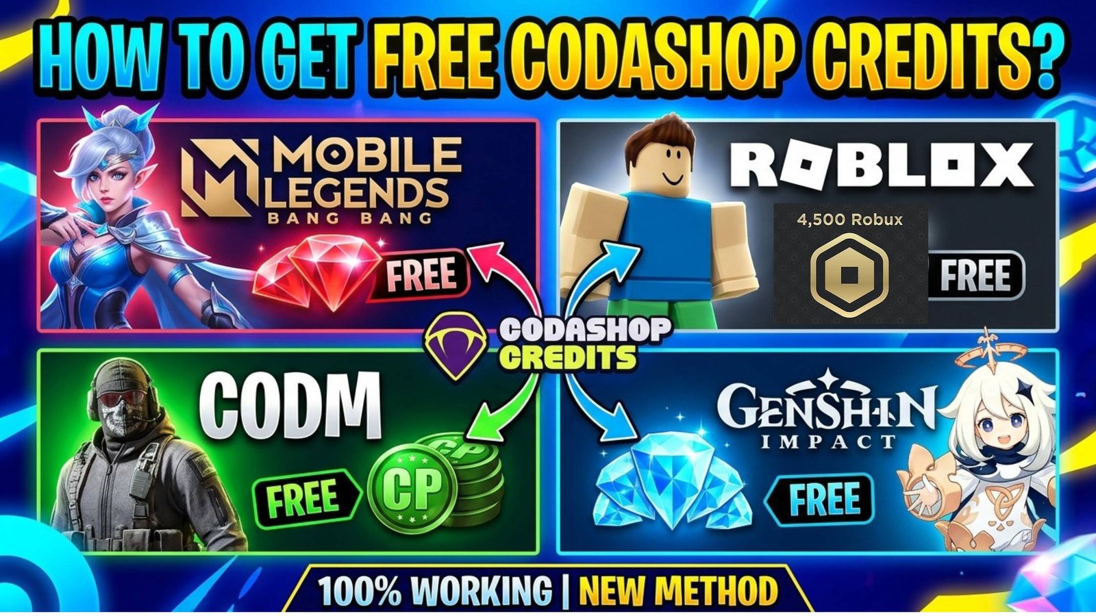 Free Codashop Credits