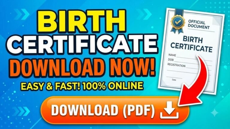 Birth Certificate Download